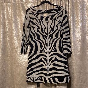 Zebra Print Dress